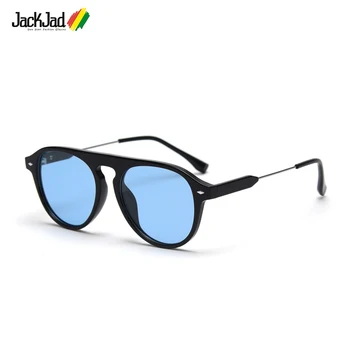 JackJad 2021 Moda Cool TR90 Pilot Stil Polarizat ochelari de Soare Pentru Barbati Femei Vintage Clasic Design de Brand Ochelari de Soare TR2150