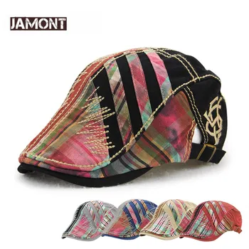 JAMONT pălărie Nouă bărbați bereta Barbati Femei Atins Capace Ivy Capac de Golf de Conducere Soarele Plat, Taximetrist, vânzător de ziare Palarie Unisex Pălării