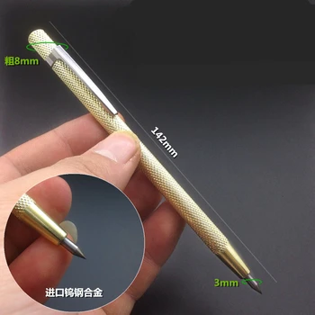 JANPSHION Tungsten din Oțel Sfat Scriber Marcare Gravura Stilou de Marcare Instrumente pentru Ceramica de Sticlă Coajă de Metal Litere