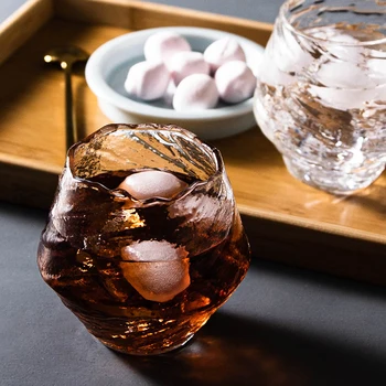 Japoneze Manual cu Ciocanul de Whisky de Sticlă rezistente la Căldură, Suc de Cana de Lichior de Whisky Cristal de Sticlă de Vin DAG-nava