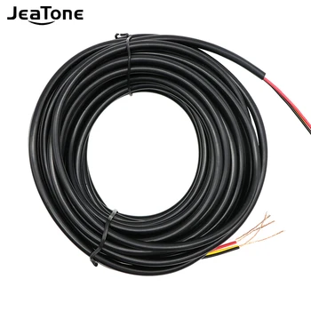 JeaTone Video Extinde Cablu 4x0.2mm 10/20 Metri de Sârmă de cupru Cositorit 4 Pin Cablu Extinsă de Lucru Pentru Interfon Video Ușa Telefon