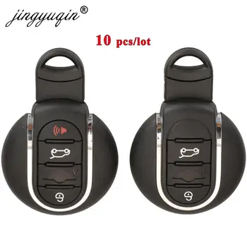 jingyuqin 10buc de la Distanță Masina Smart Key Fob Shell Caz Pentru BMW MINI Cooper F-Series F55 F56 F57 F54 F60 Auto Keyless Acoperi