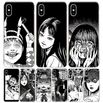 Junji Ito Teroare, Groază Anime Acoperi Telefon Caz Pentru iPhone 11 14 Pro Max 13 12 Mini-6 X 8 6S 7 Plus XS + XR 5S SE Arta Coque Mobil