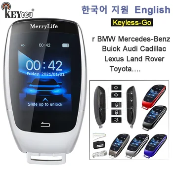 KEYECU TK900 coreeană engleză Modificat Smart Remote Shell W/ Ecran LCD pentru BMW, Mercedes, BMW, Ford, Mazda, Toyota, Porsche, Honda