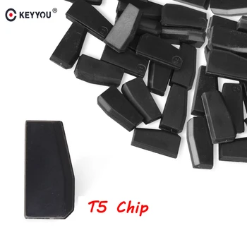 KEYYOU 5x, 10x, 20x, 50x T5-20 Transponder Chip Blank de Carbon T5 Cloneable Cip Pentru Masina Auto Cheie Cemamic Cheie Auto T5 Cip Nou