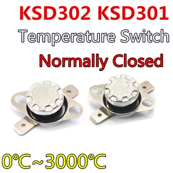 KSD302 10A 250V 0-300 grade Ceramice KSD301 în mod Normal, Aproape Comutator de Temperatura Termostat 0 5 10 40 50 75 85 100 130C 150C