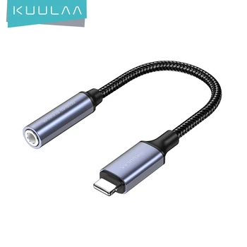 KUULAA Pentru iPhone pentru Casti de 3.5 mm Adaptor Pentru iPhone 12 11 Pro max X XR 8 7 Aux Jack de 3,5 mm Cablu Pentru ios Adaptor Accesorii