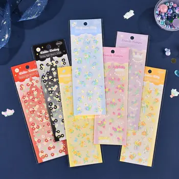 Laser De Culoare Flori Minunate Lalele Autocolant Scrapbooking Idol Card Fericit Planificare Kawaii Coreean Papetărie Autocolante Decorative