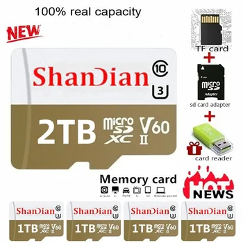 Latest100% de mare viteză și de mare capacitate 2TB/1TB512gb/256GB/ USB micro SDHC, micro SD, SDHC 10uhs 1tF card de memorie