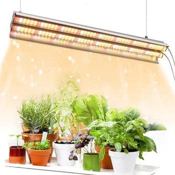 LED-uri Cresc Lumini 3000K Spectru Complet de Creștere Lampa LED Iluminat 50cm tub Dublu de plante candelabru pentru Hidroponice de Plante de Interior