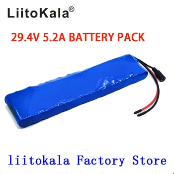 LiitoKala 24V 5.2 Ah 7S2P 18650 Baterie li-ion 29.4 v biciclete electrice motoretă electrică /nu include incarcator