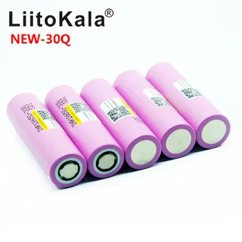 LiitoKala Pentru Noi INR18650 30Q 18650 3000mAh baterie Reîncărcabilă litiu De Mare de descărcare de gestiune Baterii