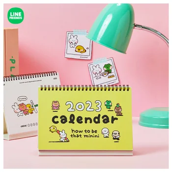 Linie Prietenii De Desene Animate Drăguț Maro Cony Imprimare 2023 Desktop Calendar Anime Kawaii Desktop Decor Ornament Drăguț Calendar De Birou