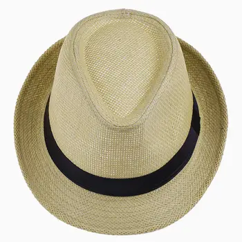 LNPBD Fierbinte Unisex Femei Barbati Moda Casual de Vara Trendy Soare pe Plaja Paie Panama Jazz Pălărie de Cowboy Fedora pălărie de Gangster Capac