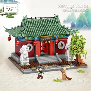 loz Qingming Shanghetu serie de blocuri de dificil pe scară largă de asamblare Xiangguo construirea de Temple model de casa cadou de sex feminin