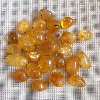 Lustruit cristale de vindecare cu pietre naturale cuart galben citrin crack scazut pietre pentru vânzare