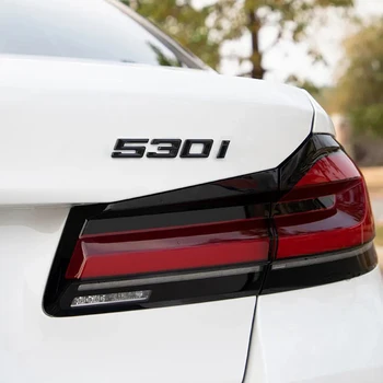 Masina 3D Portbagaj Literele Logo-ul Insigna Emblema Decal Autocolante se Potrivesc pentru BMW Seria 5 520i 525i 528i 530i 535i 540i E39 E60 E61 F10 F11 G30