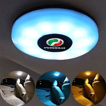 Masina de iluminare Interioară Lampă de Lectură USB Reincarcabila Magnetica cu LED Lampa Auto Acoperiș Lumina de Noapte pentru perodua aruz axla bezza myvi viva