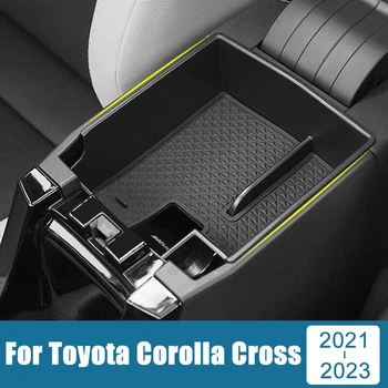 Masina de Styling, Accesorii Pentru Toyota Corolla Cruce XG10 2021 2022 2023 Hibrid Central Cotiera Cutie Depozitare Organizator Titularul Tava