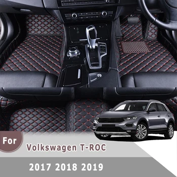 Masina RHD Covorase Pentru T-ROC TROC 2022 2021 2020 2019 2018 2017 Personalizate, Covoare Interior Accesorii de Picioare, Covoare Pentru Volkswagen Vw