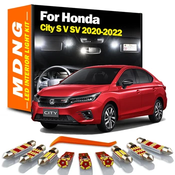 MDNG 7Pcs Canbus LED-uri Auto de Interior Dome Hartă Lumina Portbagaj Kit Pentru Honda City S SV V 2020 2021 2022 Nici o Eroare Becuri cu Led-uri