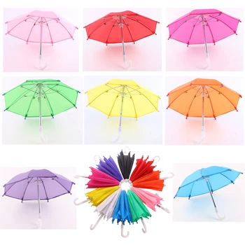 Mini Colorat Papusa Umbrela De Ploaie Gear Fit 18 Inch America&43 Cm-Născut Haine Papusa Accesorii Generație Fata Jucarii Pentru Copii