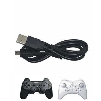 Mini usb încărcător Cablu de Alimentare de Încărcare Cablu de Sârmă Pentru Sony Playstation Dualshock 3 PS3 Controller Nintend WIIU, Wii U Pro Gamepad