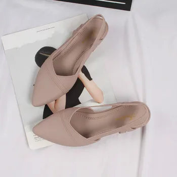 Moda de vara Casual Pantofi pentru Femei, a Subliniat Toe Rece Versatil, Confortabil, rezistent la Uzura cu fund Plat Solidă Sandale pentru Femei