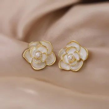 Moda Pearl Floare Boemia Cercei pentru Femei Fata de Moda Dulce Drăguț Cercei Romantic Bijuterii Femei Petrecerea de Nunta Cadou