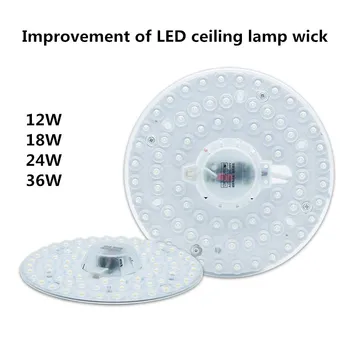 Modul LED 12W 18W 24W 36W LED Panou Lumina Plafon Lampă Înlocui Accesoriu Magnetic Sursa de Lumina de Bord de Bec 220V