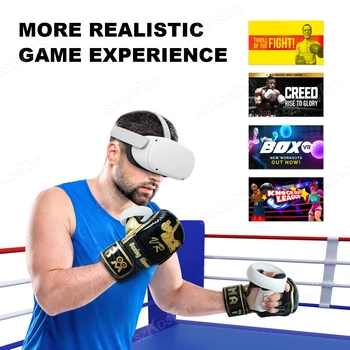 Mănuși de box pentru Oculus Quest 2 VR Touch Controller VR Jocuri de Box Joc de Fiorul de a Lupta pentru Oculus Quest 2 Accesorii