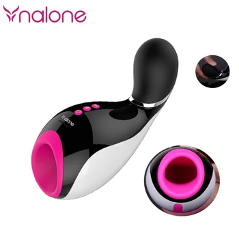 Nalone 7 Vibrații Reîncărcabilă Vagin Artificial Electric de sex Masculin Automată Masturbator Bluetooth Vibratoare Oral Jucarii Sexuale pentru Barbati