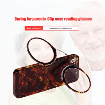 Nas de Odihnă Ochelari de Citit +1.0 +3.5 Portabil SOS Portofel Cititor clip de pe Mini-ochelari de citit cu cazul Ochelari baza de Prescriptie medicala