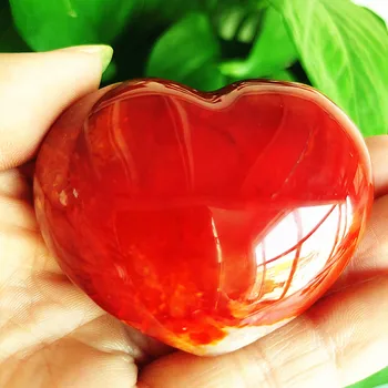 Naturale Cristal Agat Rosu Inima Spirituală De Meditație Feng Shui In Forma De Inima Inima De Vindecare De Cristal Acasă Ornament