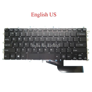NE GR Tastatură Pentru SONY VAIO SX14 VJS141 Serie HMB8834AVA01 HMB8834AVA04 1A 1V0065601 1V0091901 engleză Germania nou cu iluminare din spate