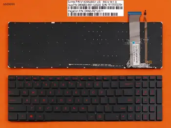 NE QWERTY Noua Tastatura pentru ASUS GL552JX GL552VX FZ50JX ZX50JX ZX50VX ZX50VW ZX50V ZX70VW Laptop cu iluminare de fundal Roșu