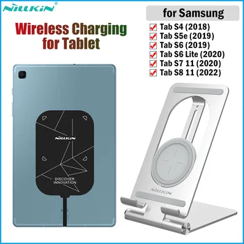 Nillkin 10W Rapid de Încărcare Wireless Qi Receptor pentru Samsung Galaxy Tab S8 S7 S6 Lite S5e S4 S3 10.4 10.5 Încărcător Wireless Stand