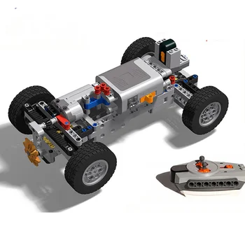 NOI High-tech 4WD Off-road, Sistem de Suspensie Fata MOC Blocuri Caramizi Părți Kituri RC Masini Model pentru copii Băieți Jucării DIY