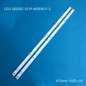 NOI Iluminare LED strip 5 lămpi Pentru P hilips LE32M3776 CEJJ-LB320Z-5S1P-M3030-F-2 AOC LE32M3778 32PHF5292/T3 32PHF3212/T3