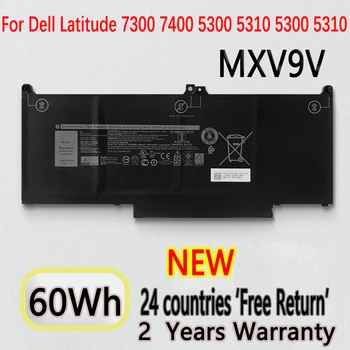 NOI MXV9V Baterie Laptop Pentru Dell Latitude 7300 7400 5310 5300 2-în Seria 1 829MX 5VC2M 05VC2M 0829MX 60WH 7.6 V