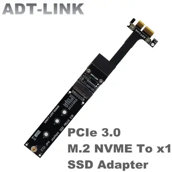 Noi PCIE3.0 M. 2 NVME MKey unitati solid state Să PCI-e x1 SSD Adaptor de Gen3.0 1 x M. 2 Cheie M Riser Card Hard Disk Panglică Cablu de Extensie 8G/Bps