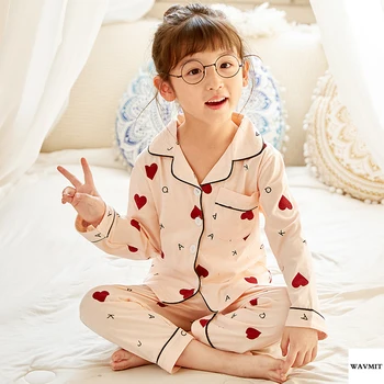 Noi Sosiri 2021 Primavara Toamna Pentru Copii Pijamale Pentru Copii Drăguț Bumbac, Pijamale Fete Costum Pantaloni Pijamale Baieti Set Cadou Copii
