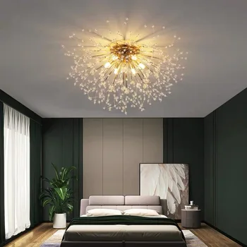Nordic Moderne de papadie LED lampă de plafon de uz casnic de decorare dormitor pentru copii cameră firefly candelabru tavan lămpi