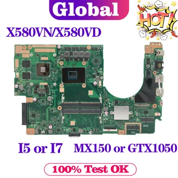 Notebook Placa de baza Pentru ASUS Vivobook Pro 15 N580V NX580V FX580V M580V X580VD X580VN Placa de baza Laptop I5 I7 CPU GTX1050 MX150