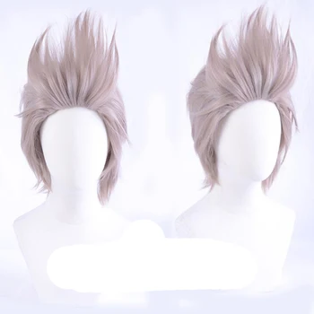 Nou Final Fantasy XV Ignis Stupeo Scientia Peruca Par Scurt Halloween Joc de Rol FF15 Păr+ capac de peruca