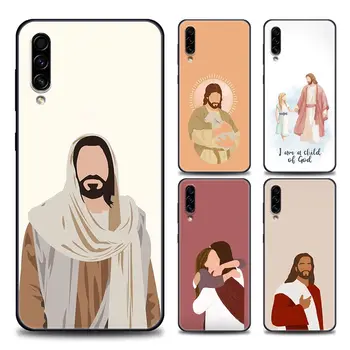 Noua Credință Religioasă Creștină Isus Clar Anime Caz de Telefon Samsung Galaxy A90 A80 A70 A70S A60 A50 A40 A30 A30S A20S A20E A10E