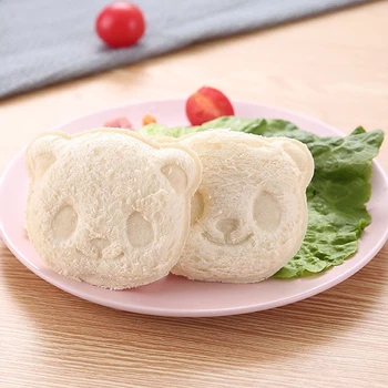 Noua Forma Mucegai Filtru de Pâine Prăjită Mucegai Cutter DIY Sandwich în Formă de Panda Filtru de Mucegai Cutter Ambarcațiuni DIY Sandwich Mucegai Pâine Tort Mucegai