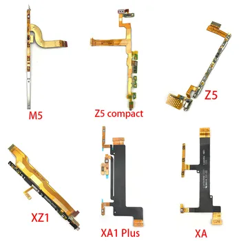 Noua Tastă de pornire/oprire și Volum Buton Lateral Flex Cablu Pentru Sony Xperia XA XA1 Plus XA2 Ultra XZ1 Z5 Compact M5 Piese de schimb