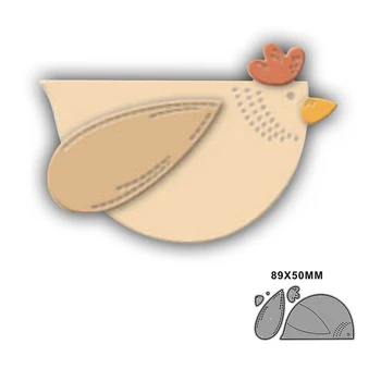 Noul Desen Animat Bird Pui De Metal De Tăiere Mor Album Timbru / Album Decorativ În Relief Diy Hârtie Card