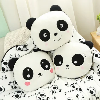 Noul Panda De Pluș Jucării Sleepping Panda Pătură Moale Animal De Pluș Papusa Minunat Perna Copii Cadou De Ziua Copilului